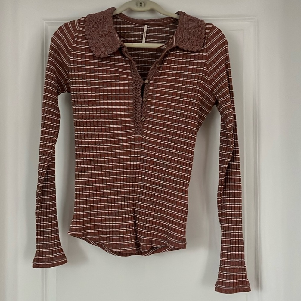 Free People Striped Top